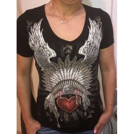 Camiseta Liberty-Wear Corazon Tocado